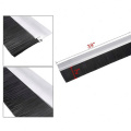 Double-band Nylon Frameless Adhesive  Weather  Sealing Strip Brush  for Door Window Wardrobe